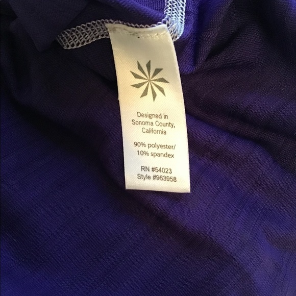 Athleta Zinger Tank Purple & Silver Size XS - Picture 8 of 9